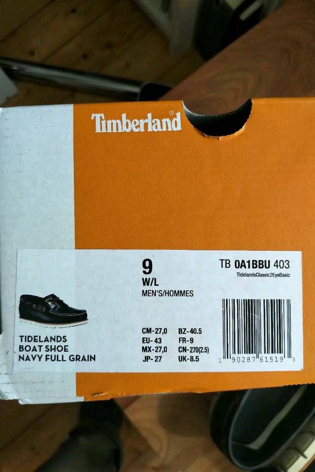 Timberland Tidelands Gr.43/ 9W navy Bootsschuhe TOP OVP in Hannover