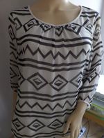 Comma Bluse Shirt beige schwarz gemustert Gr. 38 Bayern - Bruckberg bei Landshut Vorschau