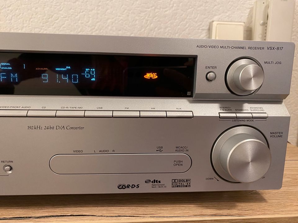 Pioneer Audio Multi Channel Heimkino Receiver VSX-817 silber in Berlin