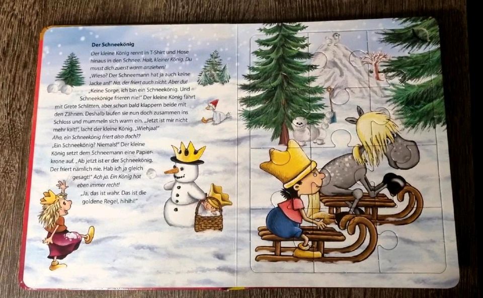 Puzzlebuch "Der kleine König", Kinderbuch, Ohne Mängel! in Langenhennersdorf