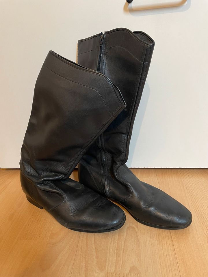 Reitstiefel Tanzstiefel schwarz Reisverschluss in Langerwehe