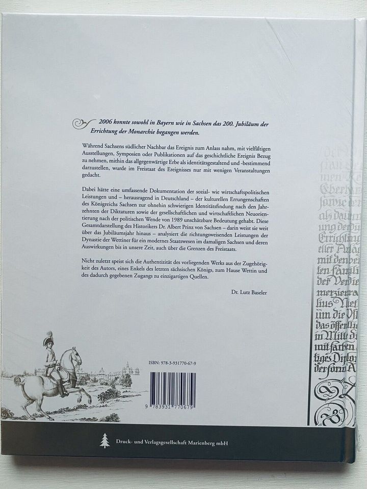 Buch von Albert Prinz von Sachsen Herzog zu Sachsen 2007 in Dresden