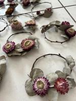 Serviettenringe Hochzeit Eukalyptus Trockenblume diy Strohblume Nordrhein-Westfalen - Dinslaken Vorschau