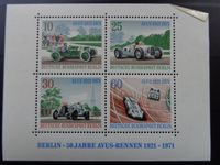 50 Jahre Autorennen Berlin 1971 postfrischer Briefmarkenblock wie Baden-Württemberg - Bad Saulgau Vorschau