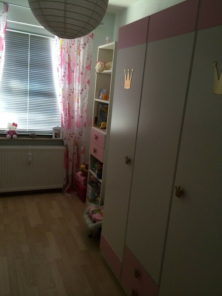 Babyzimmer Cinderella 5 Teilig Weiß Rosa Krone Neu in Essen