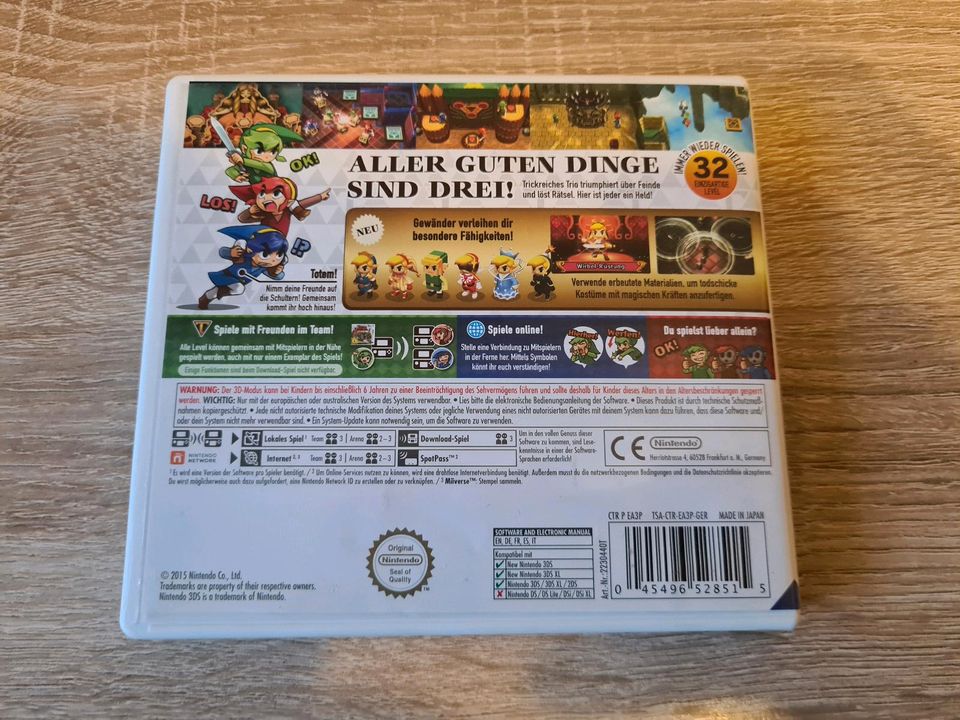 The Legend of Zelda Tri Force Heroes Nintendo 3DS in Gerbrunn