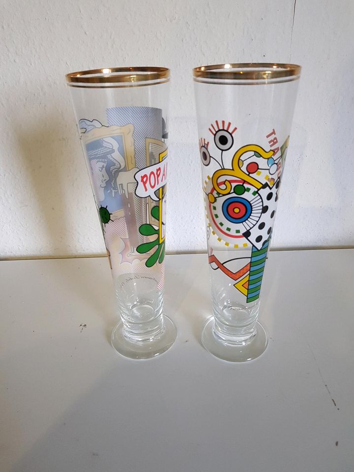 Biergläser diebels popart 1996 ovp in Rheinberg