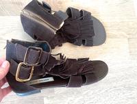 Steve Madden Hippie Ibiza Fransen Wildleder Sandalen dklbraun 38 Obersöchering - Reinthal Vorschau