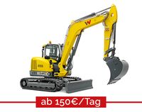 MIETEN Wacker Neuson EZ80 8t Minibagger Bagger Graben leihen Berlin - Pankow Vorschau