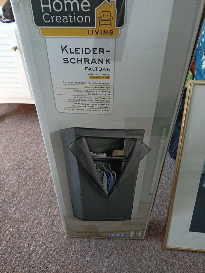 Kleiderschrank faltbar 75 x 50 x 170 cm in Langenhagen