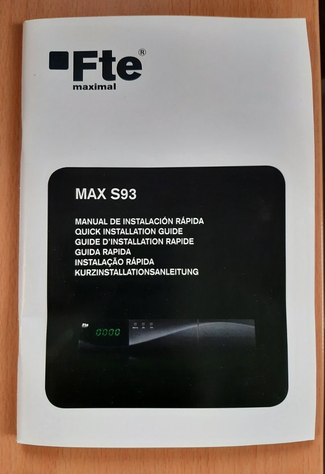 Fte MAX S93 Satelliten Receiver in Stockstadt a. Main