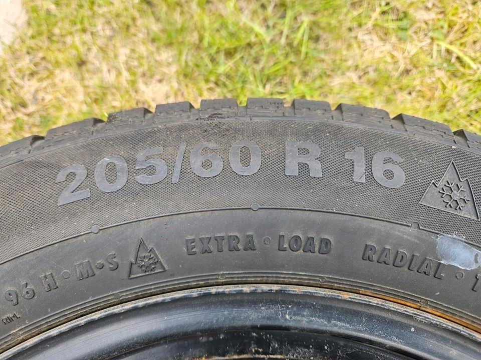 4 Winterreifen Continental 205/60R16 in Großefehn