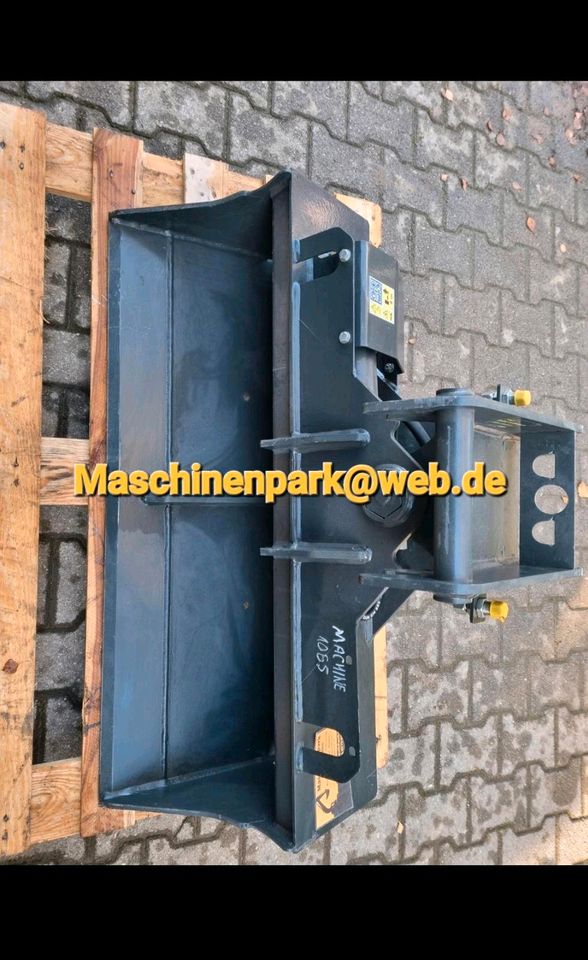 ✅️MS01 - 120cm - Grabenräumlöffel hydraulisch - Schwenkschaufel in Langenneufnach