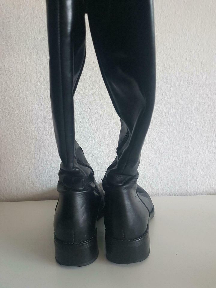 Hochwertige italienische Lederstiefel, Gr. 37 in Freiburg im Breisgau