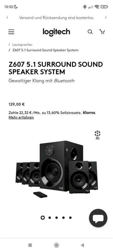 Logitech Z607 5.1 Surround in Berlin