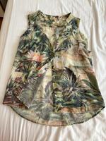 Bluse Shirt, Palmen Blumen floral, top transparent München - Au-Haidhausen Vorschau