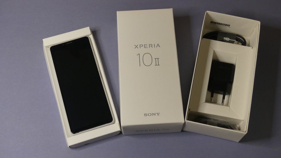 Sony Xperia 10 II Dual SIM 128GB weiß - ohne Kratzer - wie neu in Unterpleichfeld