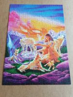 2x 1000 Teile Puzzle Wolf/Traumfängin - leuchten im Dunkel Leipzig - Sellerhausen-Stünz Vorschau