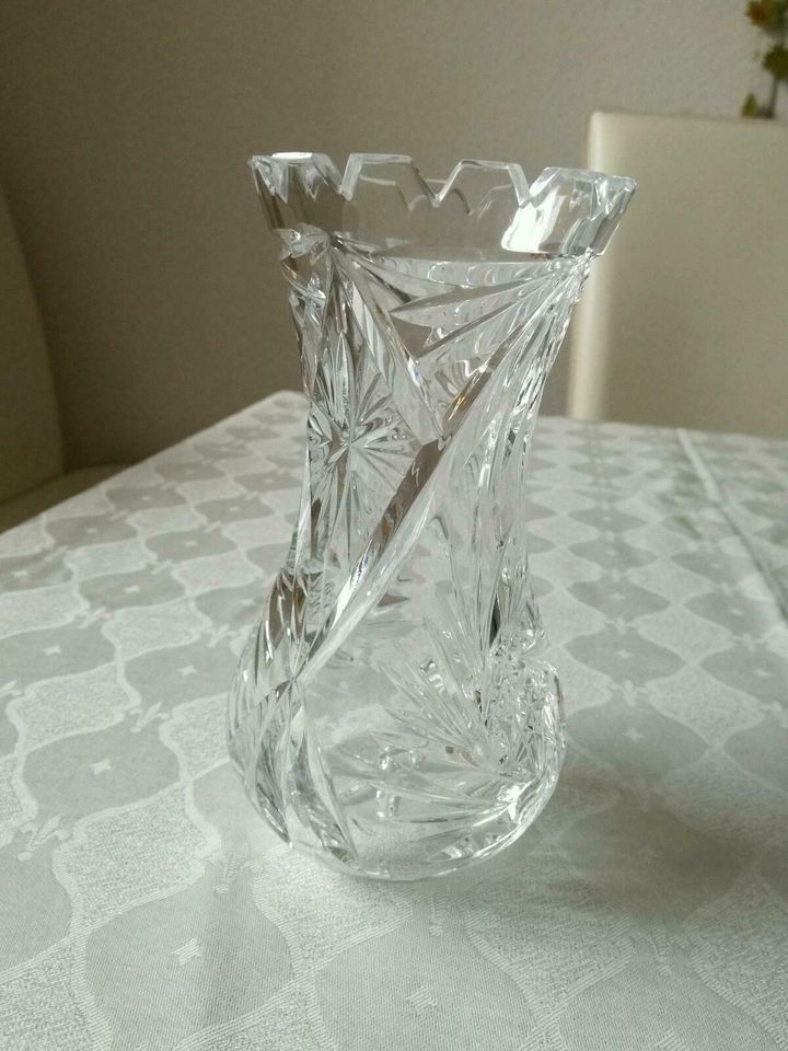 Antike Kristall-Vase Schleuderstern. in Bad Lauterberg im Harz