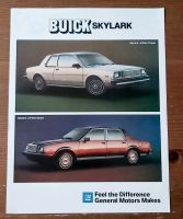 Prospekt Buick Skylark Sedan + Coupe deutsch  1984 Niedersachsen - Hildesheim Vorschau