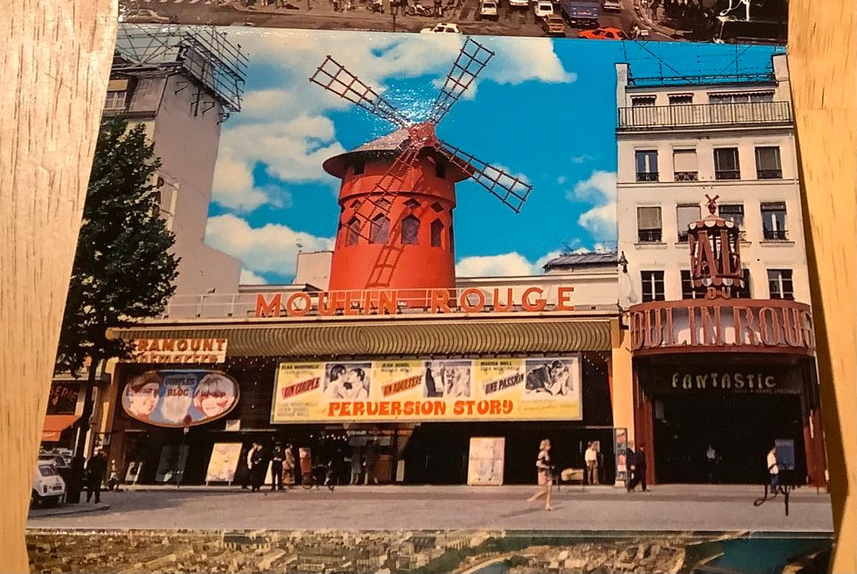 60er Vintage LYNA Acordeon Postkarten Mappen Set Paris in Hildrizhausen