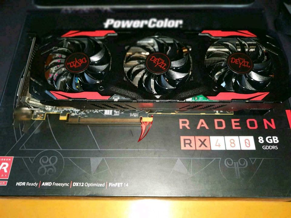 VERKAUFT Powercolor AMD Radeon RX480 Red Devil 8GB in Laatzen