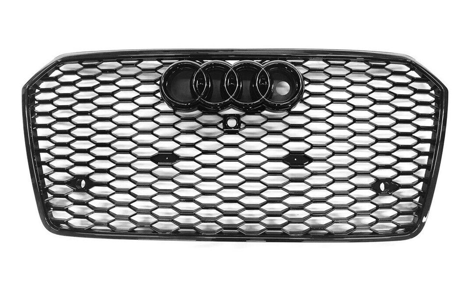 RS7 Grill mit Kamera Schwarz Glanz Audi A7 S7 C7 4G Facelift in Singen