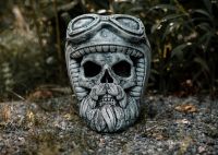 Schädel aus Steinguss Gothic Schädel Totenkopf Beton Skelett Sachsen - Reichenbach (Vogtland) Vorschau