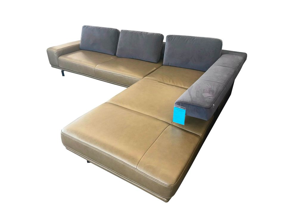 Ledergarnitur, Wohnlandschaft, Sofa, Couch, L-Form in Quakenbrück