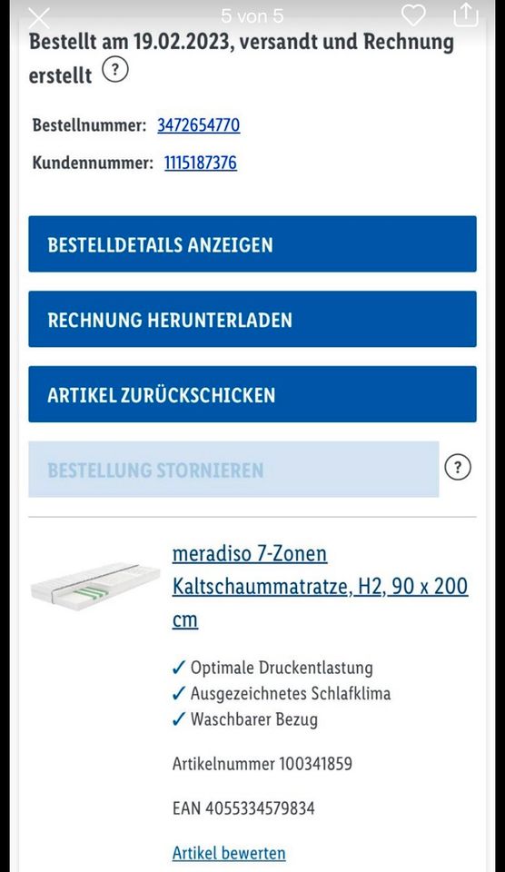 Matratzen von meradiso 7-Zonen in Elmshorn