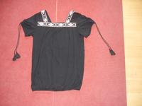 Bodyflirt - Shirt-Tunika - Zierborde - schwarz - Gr. 40/42 Hessen - Pohlheim Vorschau