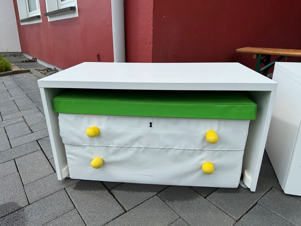 Ikea Stuva Bank, weiß, 90x50x48 cm in Wipperfürth