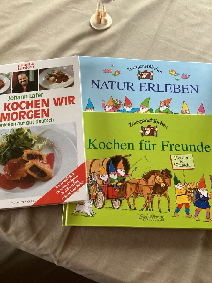 Zwergenbücher 2 Stück, Johann Lafer : Was kochen wir Morgen in Züsch