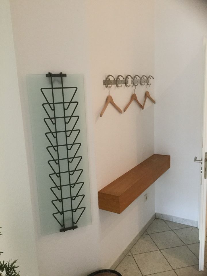 Wand-Garderobe, Haken, Metall-Leisten,verchromt in Stahnsdorf