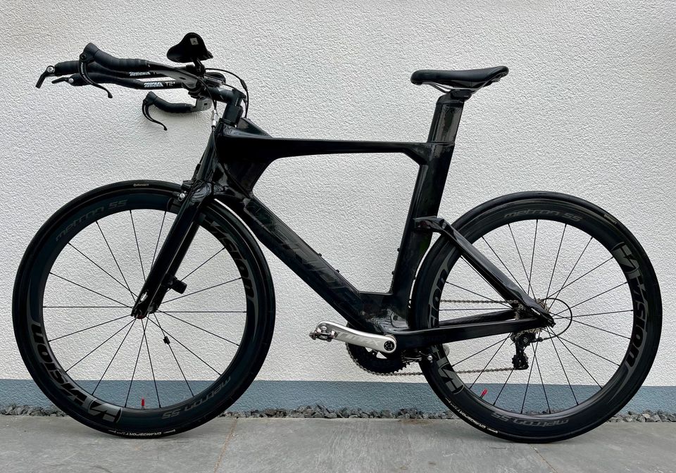 MERIDA WARP TRI 5000 - Triathlon Bike - Carbon - schwarz- Größe M in Mönchengladbach
