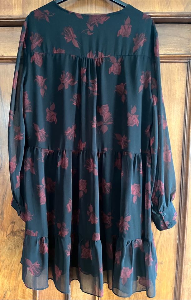 Wie neu! Süßes Zara Boho Hippie Kleid Tunika Gr. XL schwarz in Bad Rappenau