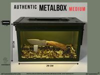 MetalBOX Vitrine MEDIUM - LED Ready - Munitionskiste Metallkiste Baden-Württemberg - Gärtringen Vorschau