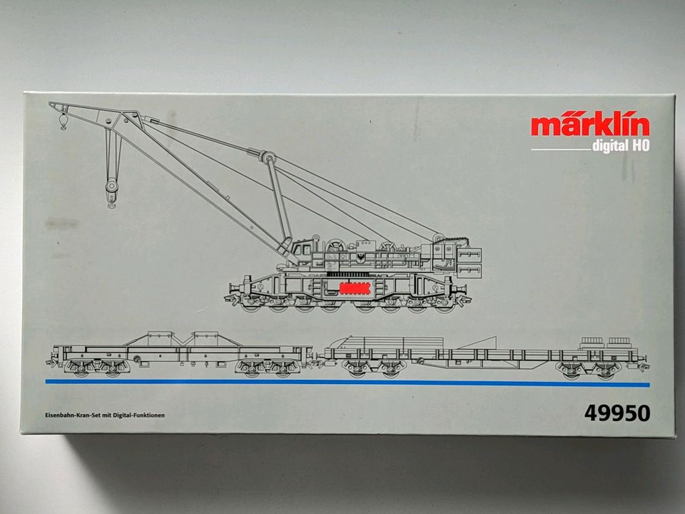 Märklin 49950 Eisenbahn-Kran-Set "Goliath" Unbespielt OVP in Hamburg