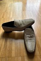 Hugo Boss Pithonleder Schuhe Gr.43 UK9 Beige/grün München - Maxvorstadt Vorschau