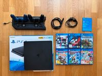 PS4 Slim, 500GB, 6 Spiele, Docking Station, Controller Berlin - Mitte Vorschau