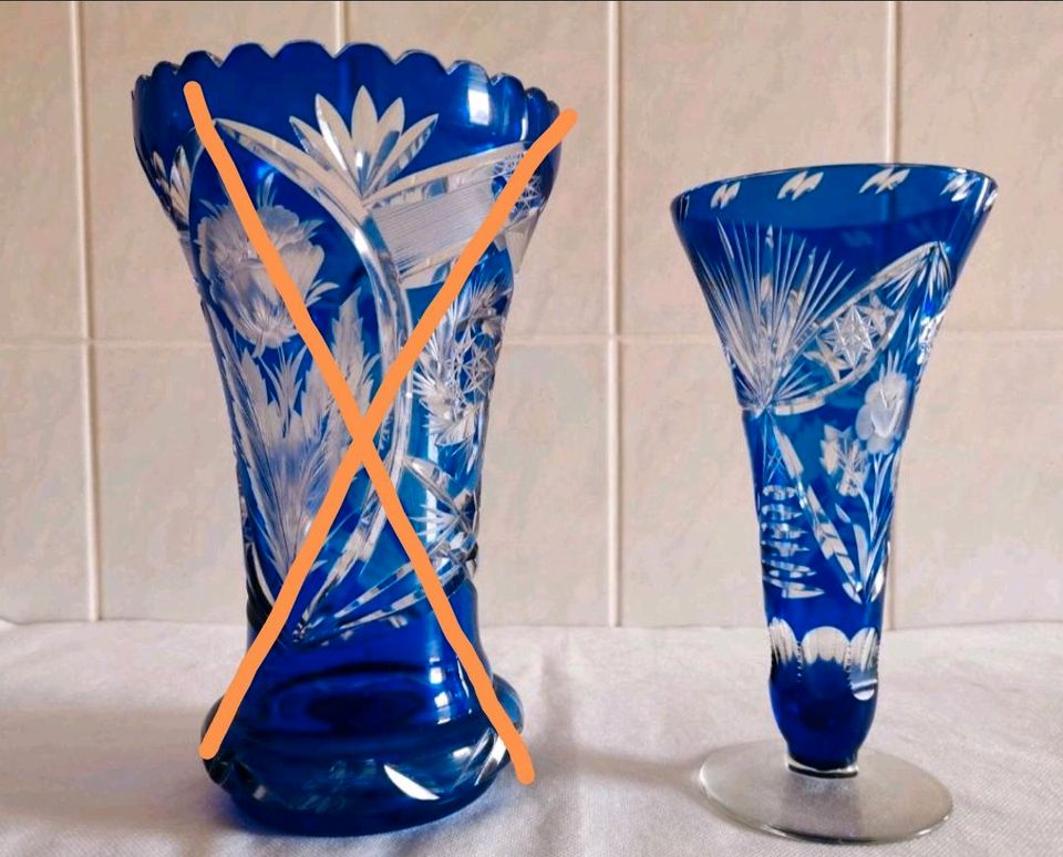 Bleikristallvase Glasvase Vase Kristall in Spremberg