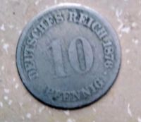 1876 Münze 10 Pfennig Rheinland-Pfalz - Siefersheim Vorschau