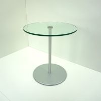 Design Beistelltisch Wohnzimmertischchen aus Glas und Metall Emsbüren - Mehringen Vorschau