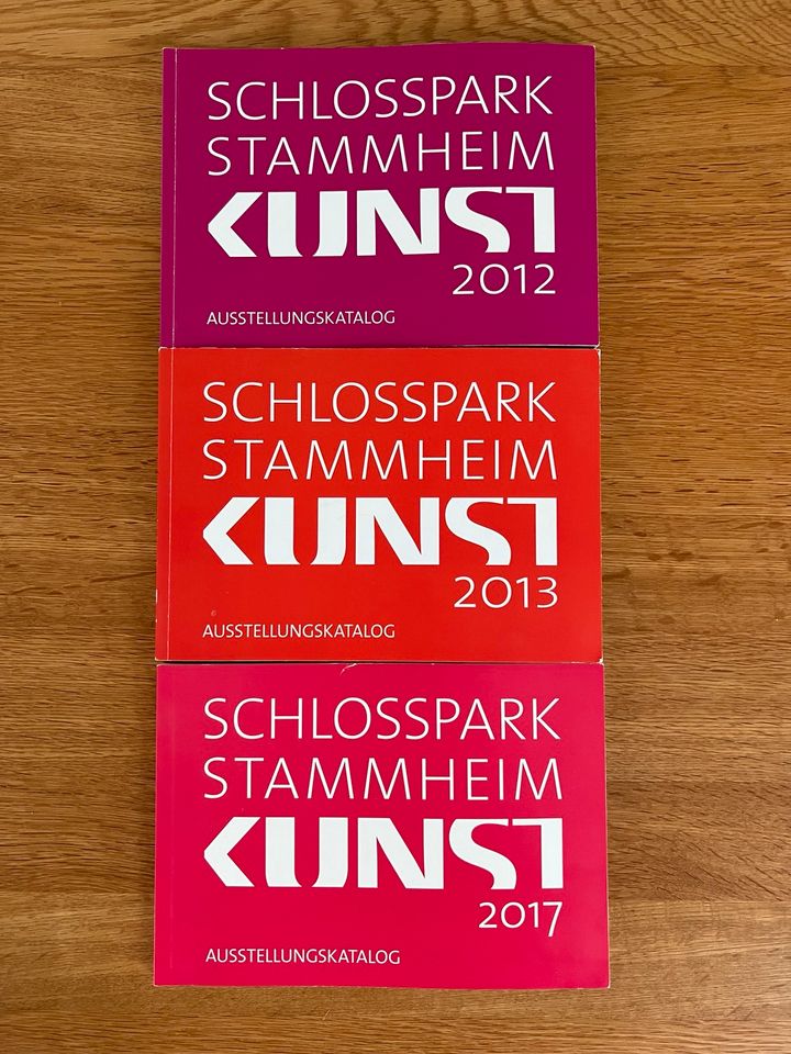 3x Ausstellungskatalog, Schlosspark Stammheim (Köln) in Leverkusen