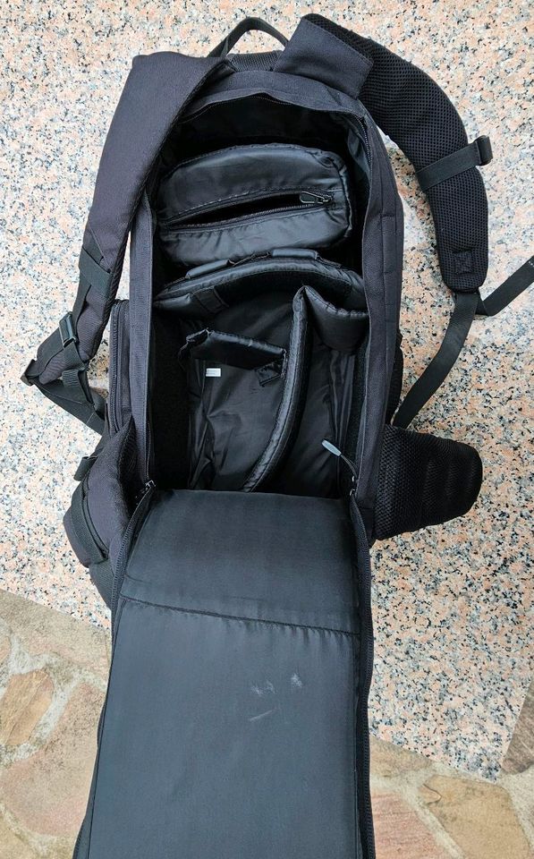 Mantona Trekking Fotorucksack DSLR Kamerarucksack Diebstahlschutz in Weinstadt