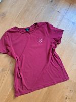 AMISU Shirt M weinrot bordeaux dunkelrot Herz Herzchen Baden-Württemberg - Karlsruhe Vorschau