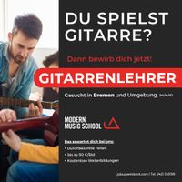 Gitarrenlehrer /In gesucht! Bremen-Mitte - Bahnhofsvorstadt  Vorschau