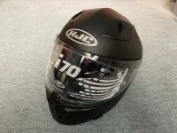 Neuwertiger Motorradhelm HJC i70 schwarz matt XXS Gr 52 Bayern - Augsburg Vorschau