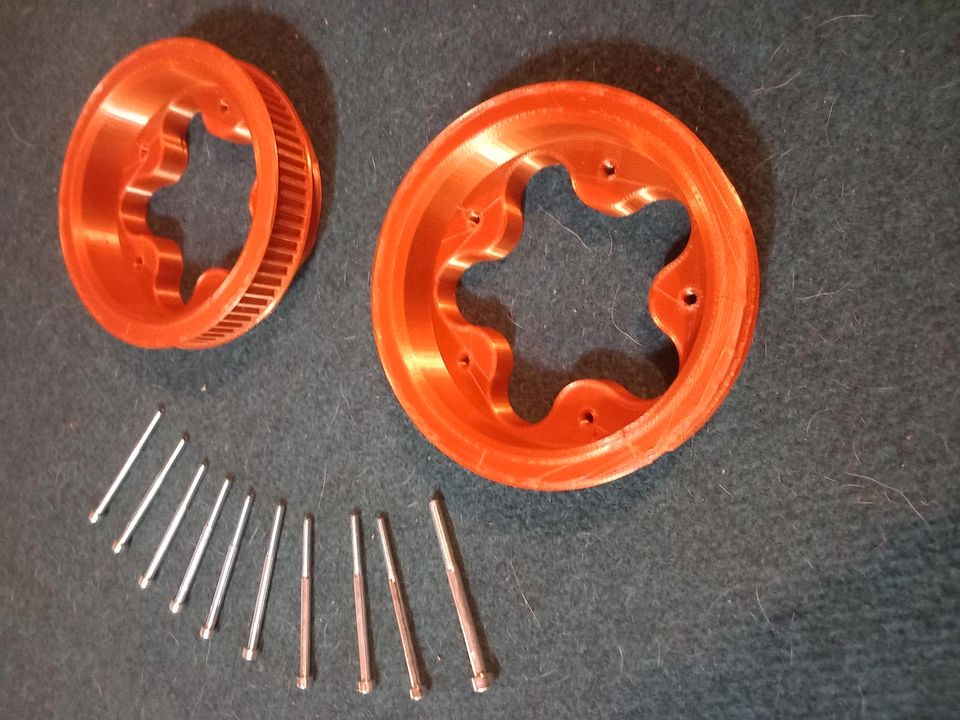 Zahnriemenräder für Next Mountainboard Felgen Wheels in Binzen