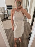 Kleid Sommer About You Baumwolle weiß schwarz Größe 36 / S Sachsen - Bautzen Vorschau